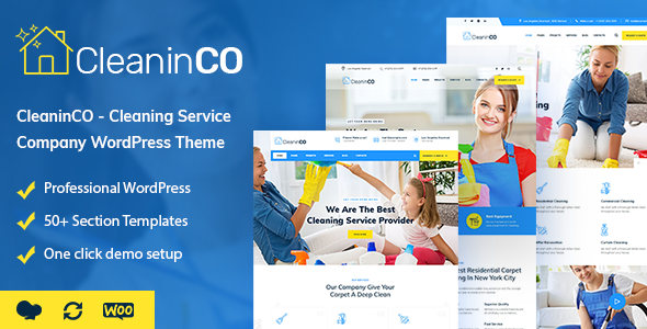 CleaninCO - Cleaning Services WordPress Theme - Business Corporate