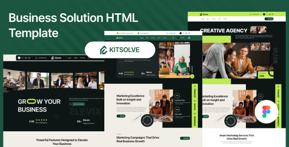 Kitsolve – Business Solution HTML Template - Business Corporate