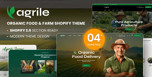 Ap Agrile - Organic Food & Farm Shopify Theme by apollotheme | ThemeForest