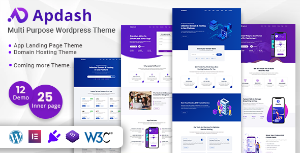 Apdash – Multi-Purpose WordPress Theme - Technology WordPress