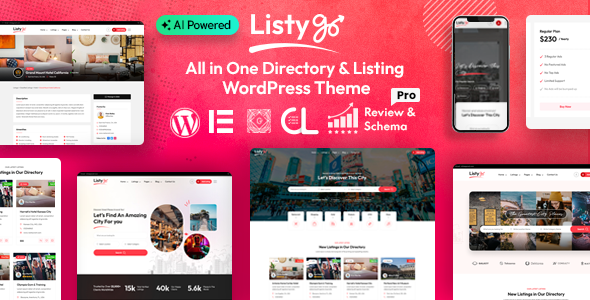 Listygo – Directory & Listing WordPress Theme - Directory & Listings Corporate