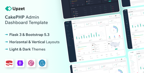 Upzet - CakePHP Admin & Dashboard Template - Admin Templates Site Templates