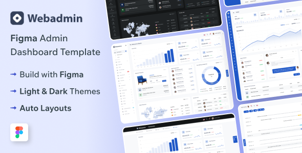 Webadmin - Figma Admin & Dashboard Template - Creative Figma