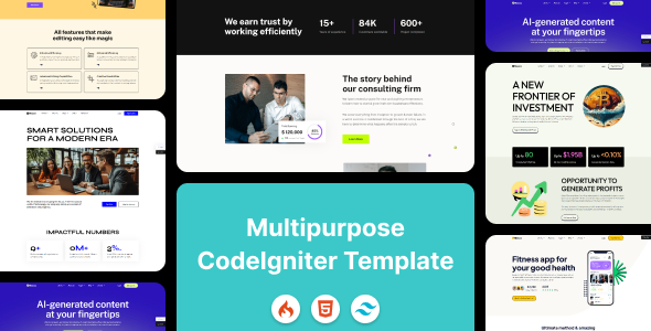 Masco - Saas Software Startup CodeIgniter Template - Business Corporate