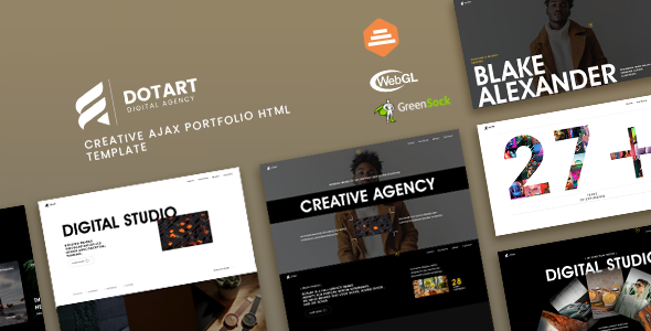 DotArt - Creative Ajax Portfolio HTML Template - Portfolio Creative