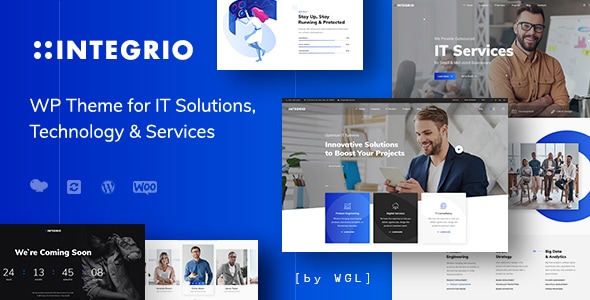 Integrio - IT Solutions and Services Company WordPress Theme - Corporate WordPress