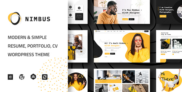 Nimbus - CV & Portfolio WordPress Theme - Creative WordPress
