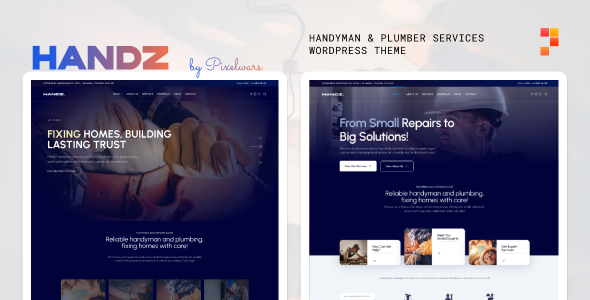 Handz - Handyman & Plumber Repair WordPress Theme - Business Corporate