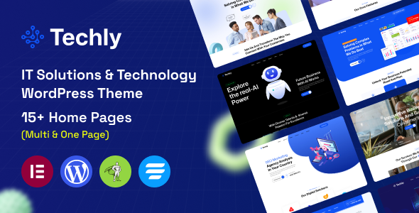 Techly - IT Solutions & Technology WordPress Theme - Software Technology