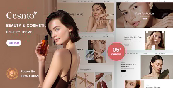 Cesmo - Beauty & Cosmetics Responsive Shopify 2.0 Theme - Health & Beauty Shopify