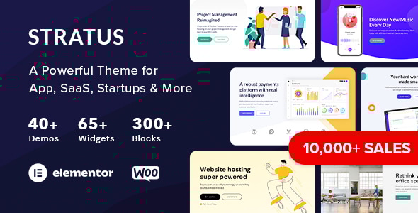 App, SaaS & Software Startup Tech Theme - Stratus - Software Technology