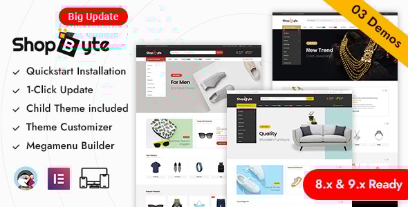 ShopByte - Mega Shop Prestashop Responsive Theme - Shopping PrestaShop