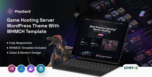 Playgard - Game Hosting Server with WHMCS WordPress Theme - Hosting Technology