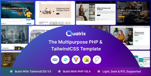 Qualrix - The Multipurpose PHP Template - Business Corporate