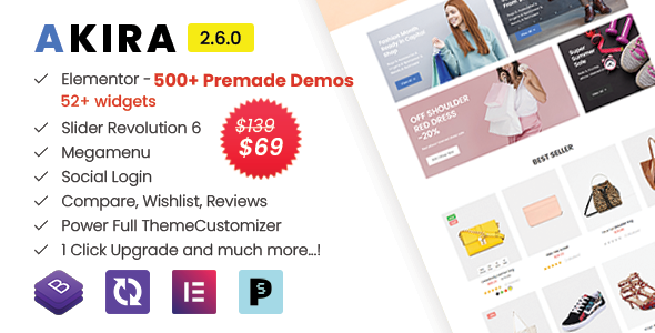 Akira Elementor - Multipurpose Prestashop 9 Theme - Fashion PrestaShop