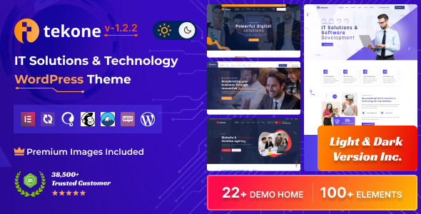 Tekone - IT Solutions & Technology WordPress Theme - Technology WordPress