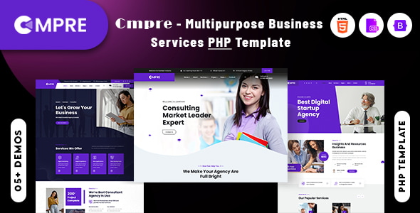 Cmpre - Multipurpose Business Services PHP Template - Business Corporate
