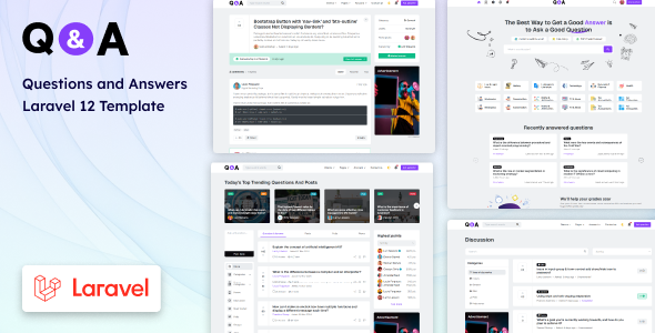 Q&A - Laravel 12 Questions and Answers Template - Miscellaneous Specialty Pages