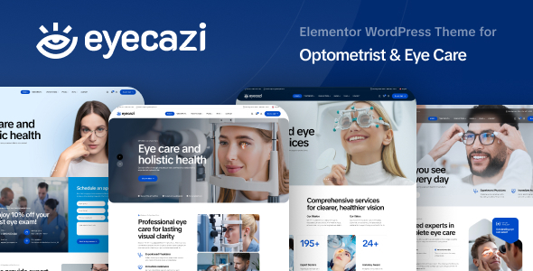 Eyecazi - Optometrist & Eye Care WordPress Theme - Health & Beauty Retail