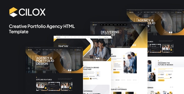 Cilox - Creative Portfolio Agency HTML Template - Portfolio Creative