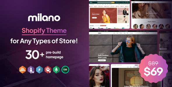 Milano - Multipurpose Shopify Theme OS 2.0 - Fashion Shopify