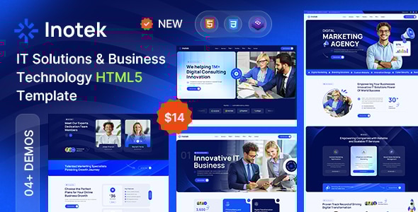 Inotek – IT Solutions & Business Technology HTML5 Template - Technology Site Templates