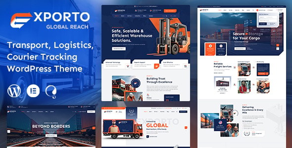 Exporto – Transportation & Logistics WordPress Theme - Business Corporate