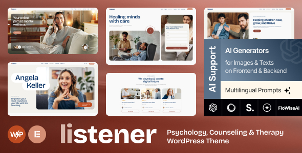Listener - Psikoloji, Danışmanlık ve Terapi WordPress Teması - Sağlık ve Güzellik Perakendesi