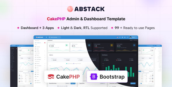 Abstack - CakePHP Admin & Dashboard Template - Admin Templates Site Templates