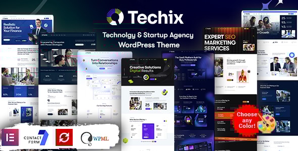 Techix - Technology & Startup Agency WordPress Theme - Technology WordPress