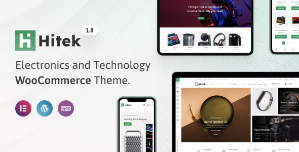 Hitek - Electronics WooCommerce Theme - WooCommerce eCommerce
