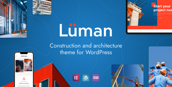 Luman - Construction WordPress Theme - Business Corporate