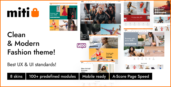 Miti - Elementor Fashion WooCommerce Theme - WooCommerce eCommerce
