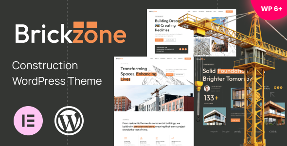 Brickzone - Construction WordPress Theme - Business Corporate
