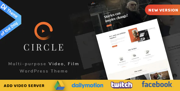 Circle - Filmmakers & Movie Studios WordPress theme - Creative WordPress