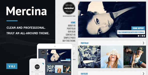 Mercina - MultiPurpose WordPress Theme - Business Corporate