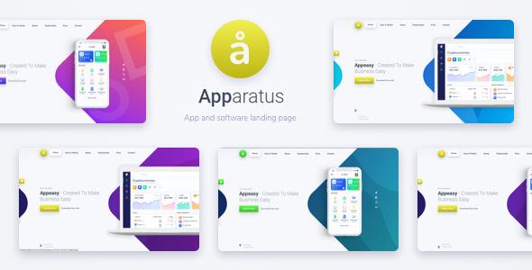 Apparatus | A Multi-Purpose One Page Saas and App Landing Theme - Software Technology