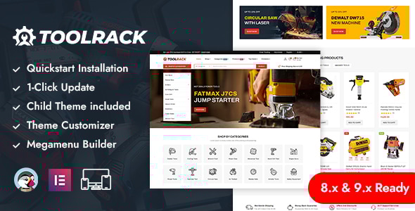 Toolrack - Tools & Hardware Store Prestashop Responsive Theme - Shopping PrestaShop