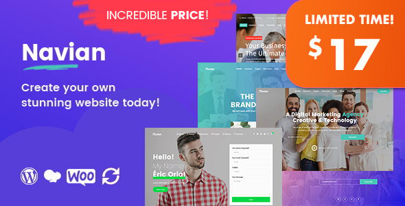 Navian - Multi-Purpose Responsive WordPress Theme - Business Corporate