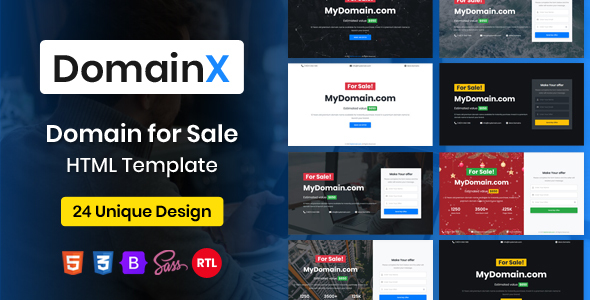 DomainX - Domain for Sale HTML Template - Miscellaneous Specialty Pages