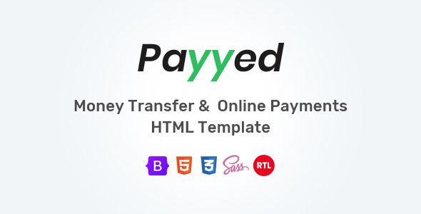 Payyed - Money Transfer and Online Payments HTML Template - Business Corporate