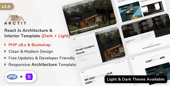 Arctit - PHP Architecture & Interior Template - Corporate Site Templates