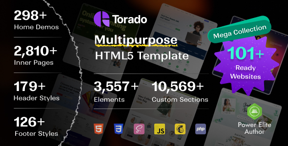 Torado - Multipurpose HTML5 Template - Business Corporate