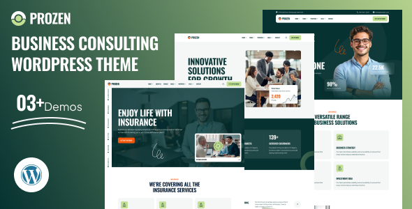 Prozen - Business Consulting WordPress Theme - Business Corporate