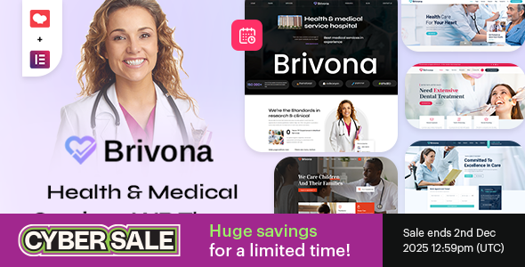 Brivona - Clinical Websites WordPress Theme with Appointments Booking - Health & Beauty Retail