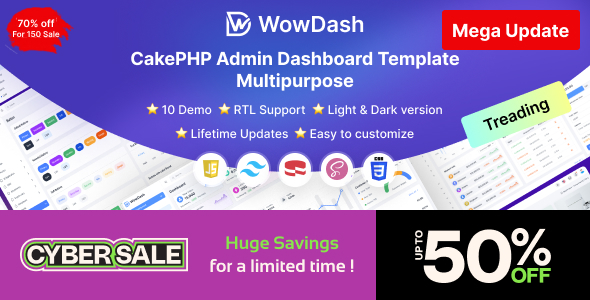 WowDash - Tailwind CSS - Multipurpose Admin Dashboard CakePHP Template - Admin Templates Site Templates