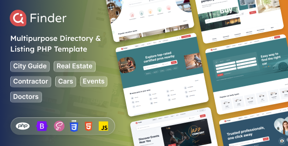 Finder - PHP Multipurpose Directory & Listing Template - Business Corporate