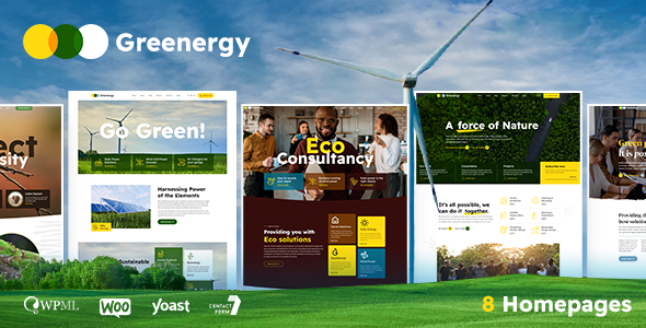 Greenergy - Ecology & Environment WordPress Theme - Environmental Nonprofit