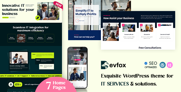 DevFox - IT Solutions and Services WordPress Theme + RTL - Technology WordPress