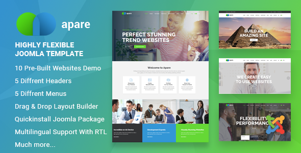 Apare - Responsive Multipurpose Joomla Template - Business Corporate